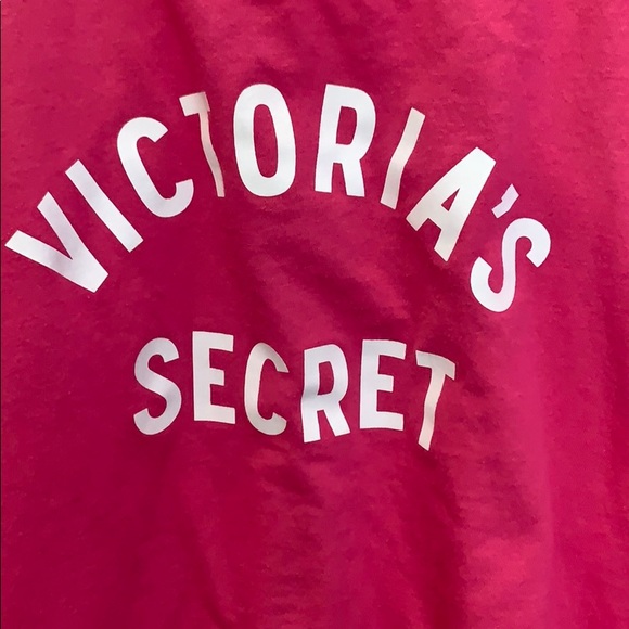 Hot pink V Secret tank top SZ LG - Picture 2 of 2